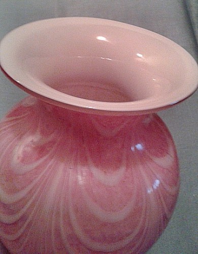 swag art glass vase Waterm22