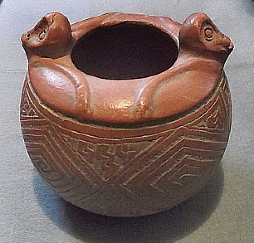 clay monkey pot Waterm33