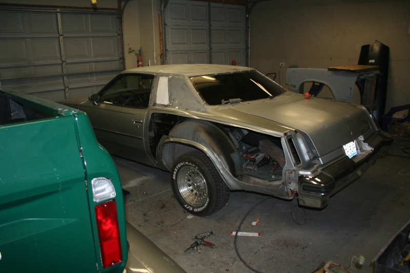 '76 Cutlass High School tribute restoration. Update: frame swap. 00110