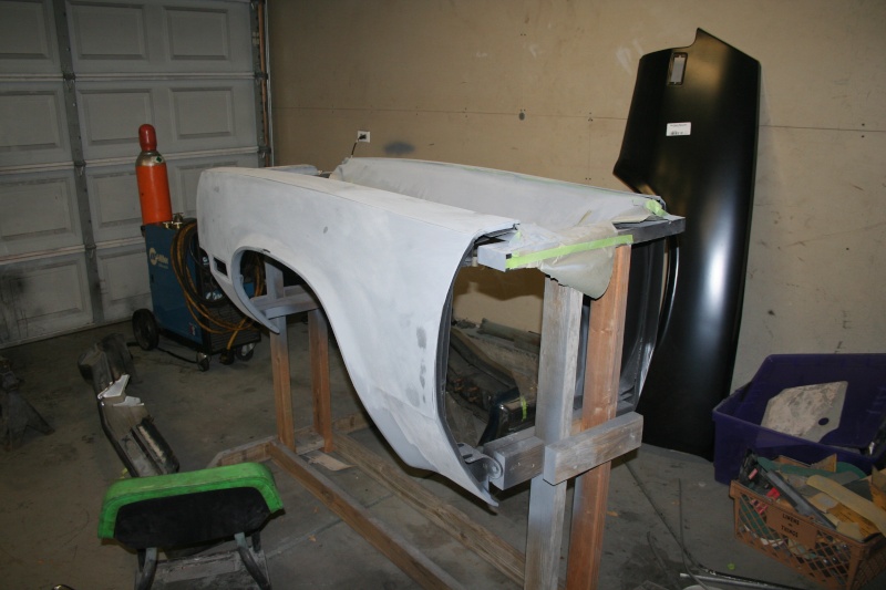 '76 Cutlass High School tribute restoration. Update: frame swap. 00510