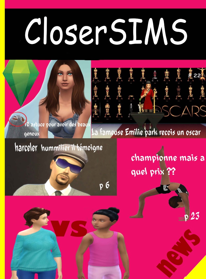 Concours : Les Sims à la Une ! - Page 2 Closer11