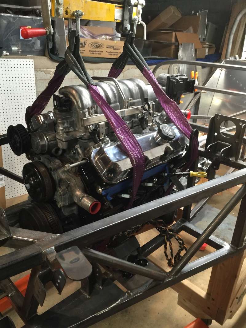 Classic R #27 Build - Throttle Body and Engine Dry Fit Engine13