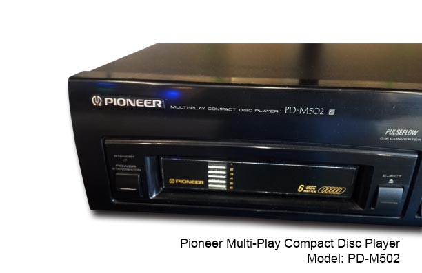 Pioneer Multi-Play Compact Disc Player [PD-M502] - Used Set Pionee19