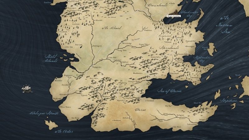Karte von Westeros