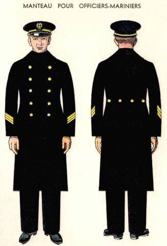 Manteau marine nationale sale