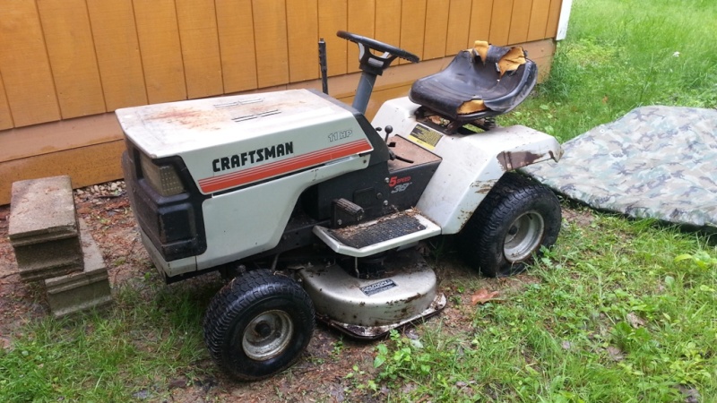 Dustin's 1986 Craftsman Woods Tractor - Full Suspension, Electric Conversion 20150511