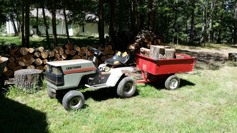 Dustin's 1986 Craftsman Woods Tractor - Full Suspension, Electric Conversion 20150813