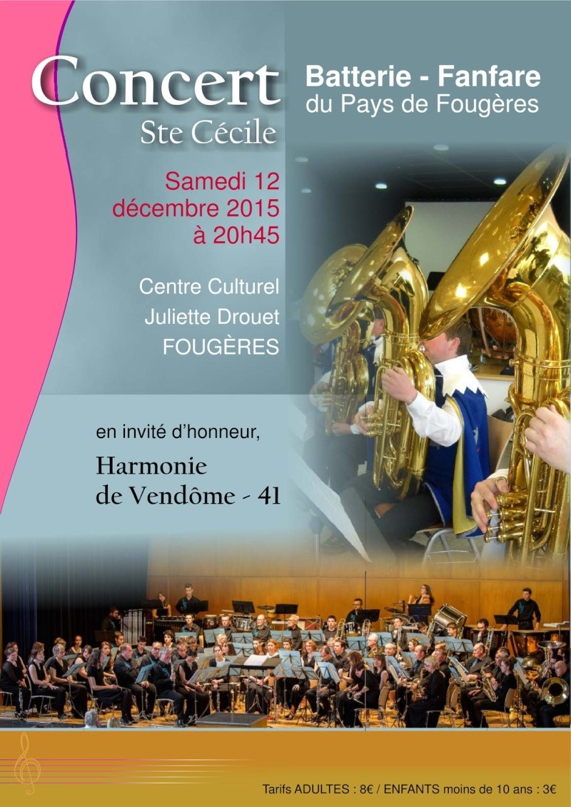 Concert BF du payse de Fougères le 12 Décembre 2015 Affich11