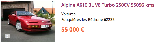 Les belles Alpine GTA et A610 à vendre - Page 24 Captur14