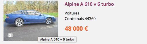 Les belles Alpine GTA et A610 à vendre - Page 24 Captur16