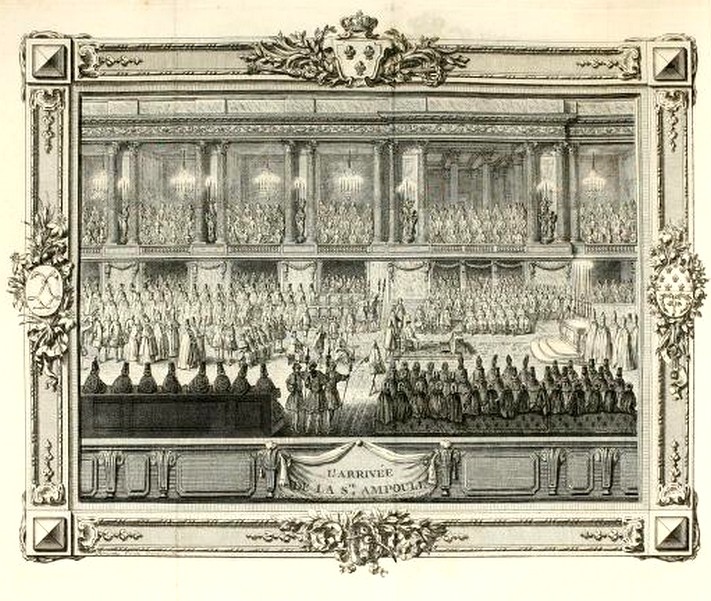 Sacre et couronnement de Louis XVI roi de France et de Navarre à Rheims, le 11 juin 1775 Sacree11