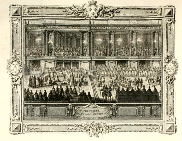 Sacre et couronnement de Louis XVI roi de France et de Navarre à Rheims, le 11 juin 1775 Sacree12