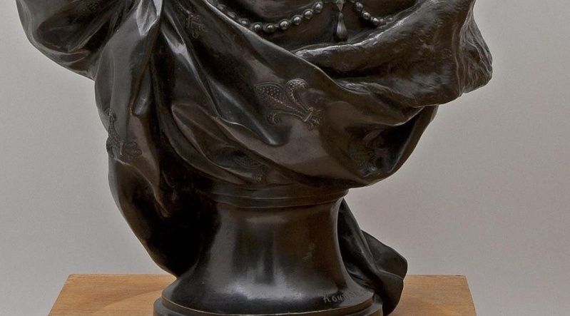 Buste en bronze de Marie-Antoinette par Houdon ? Sans_t21