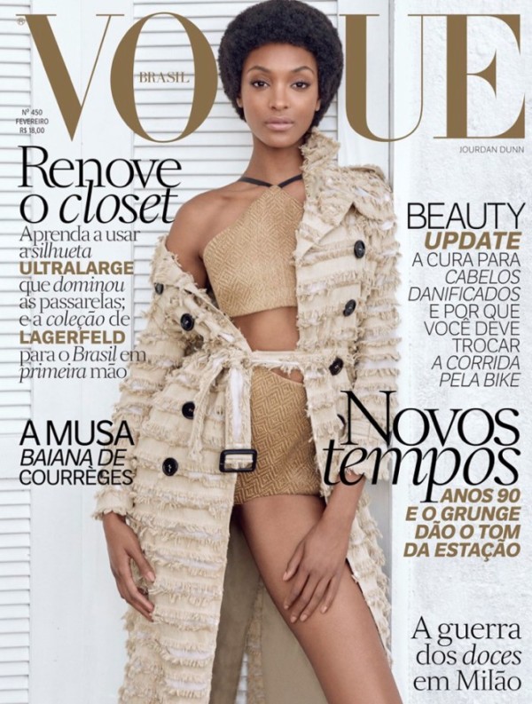 Jourdan Dunn Stunning On The Covers of Vogue Brasil February Issue Jourda10