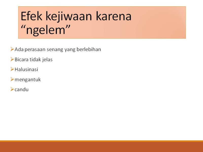 DETEKSI DINI PENGGUNAAN ZAT PSIKOAKTIF ( lem aibon) Slide611