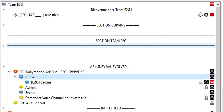 Présentation du serveur : FR – Dailymotion Ark Fun – E2G – PVPVE X2 Ts10