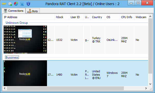 PANDORA RAT 2.2 Pandor10