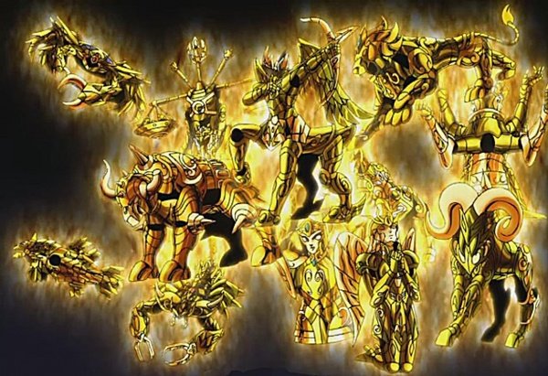 las armaduras de oro se reunen de nuevo  Animan10