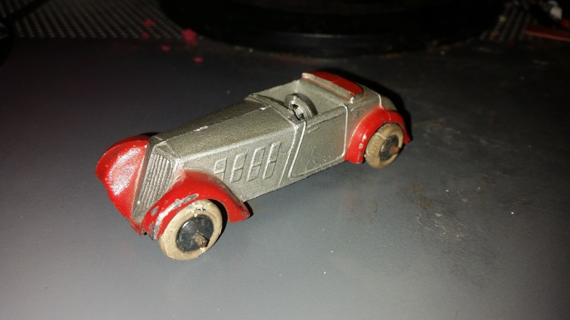 dinky toys roadster sport 22 C 1933/1934 1 er dinky française 20151221