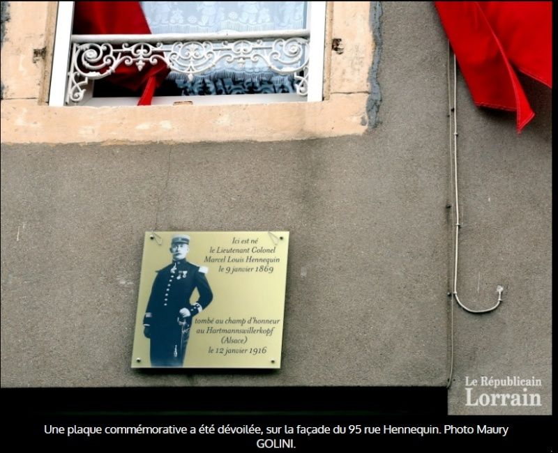 Hommage au lieutenant-colonel Marcel-Louis Hennequin. Lc511
