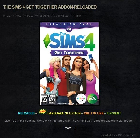 Sims 4 Get Together x64 Change Language [Temp Solution 64 Bit English OR 32 Bit Your Language] 2015-110