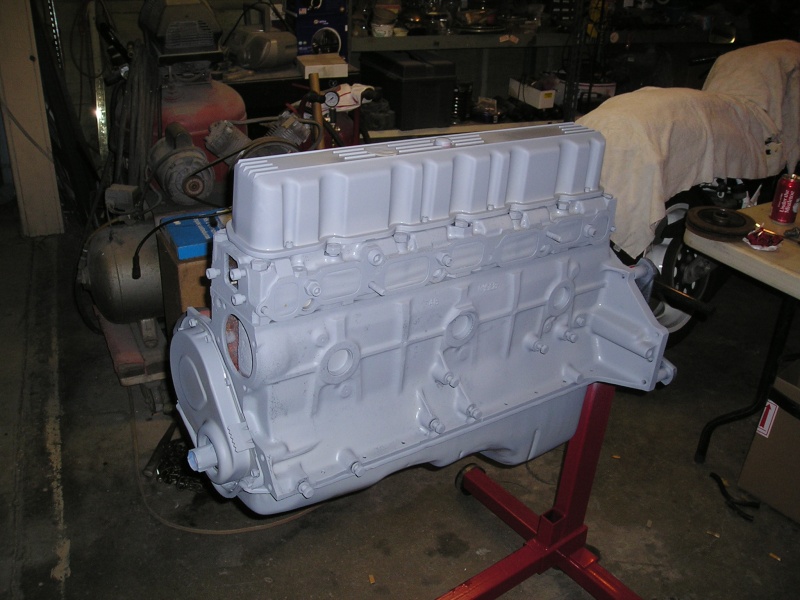 Russells 65 Chevy SportVan Deluxe Engine12