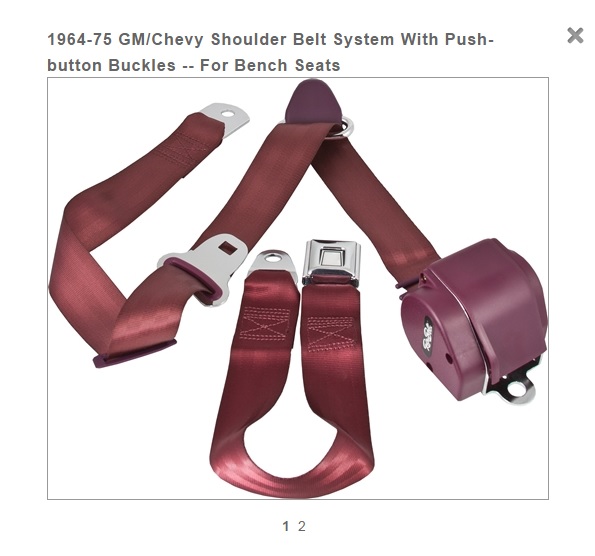 seat & shoulder belts 210