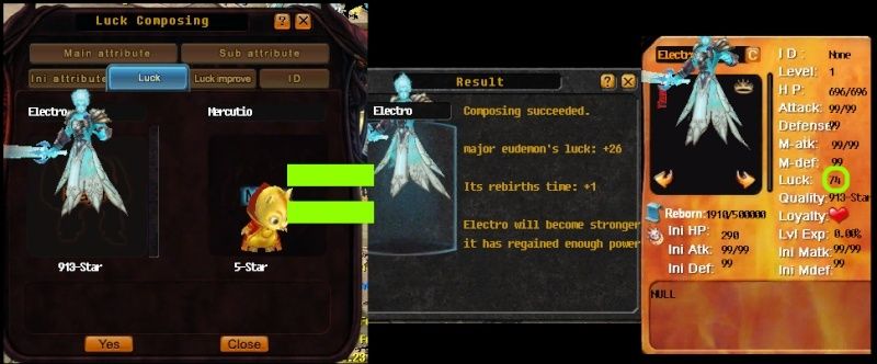 [GUIDE] Luck Compose (AdvPet and donation pet) Luck410