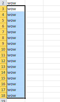 Easy To Fill The Same Data In Same Coloum!! 1311