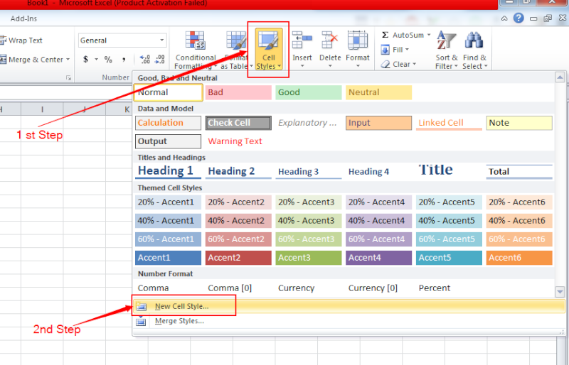 Create An Custom Cell Style In Excel!! Screen12