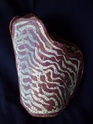 Striped vase, unsigned - Peter Beard 11010