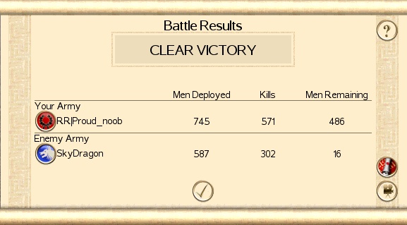 Proud noob's victories Rometw15