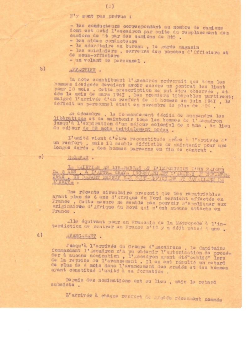 Vie de l'unité du 1er ESC du 12ème G.A.C.A à THIES en 1942 Note_g12