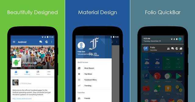 تطبيق folio لتصفح الفيسبوك بدون استهلاك الذاكرة والبطارية مع إمكانية تغيير شكله ولونه إلى أكثر من 40 ثيم Folio-10