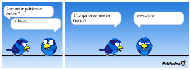 Les oiseaux // les birds   BD   satyrique  Gavera18