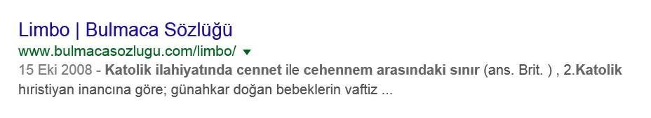 29 TEMMUZ 2018 PAZAR BULMACASI SAYI : 1687 Limbo12