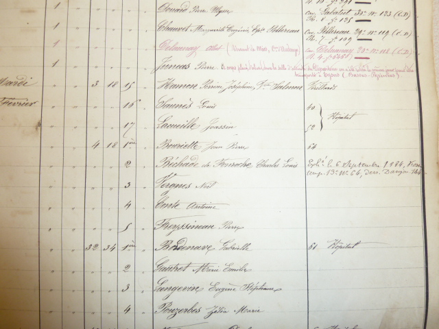 registres - (Bordeaux) Registres d'inhumation  P1010212