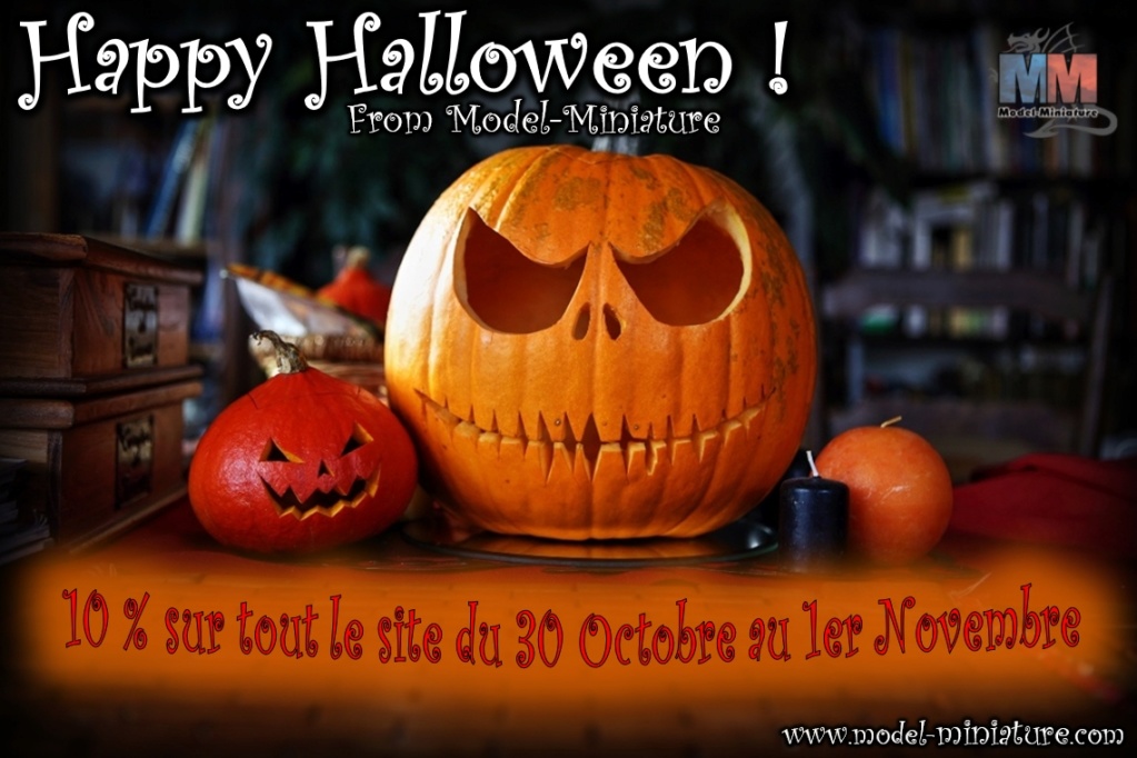 Halloween : 10% offert sur Model Miniature Hallow10