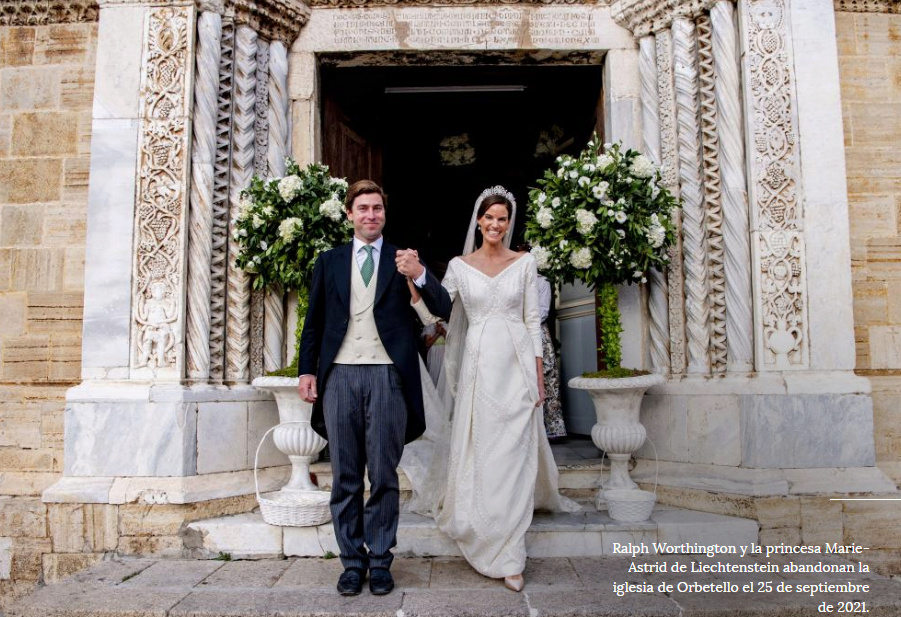 BODA DE MARIE-ASTRID de LIECHTENSTEIN y RALPH WORTHINGTON Boda111