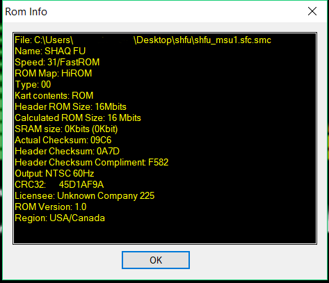 snes9x bad checksum snes9x bad checksum
