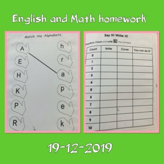 English and Math homework  0892fa10