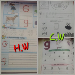 .Letter Gg name, shape and sound Colla228