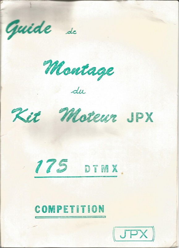 Guide de montage du 175 JPX Page110