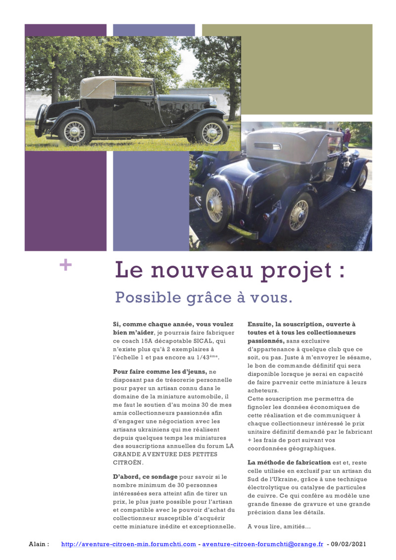 Citroën "Rosalie" 15A coach décapotable SICAL 1933 : 8ème Souscription du Forumchti 2021 15a_co10