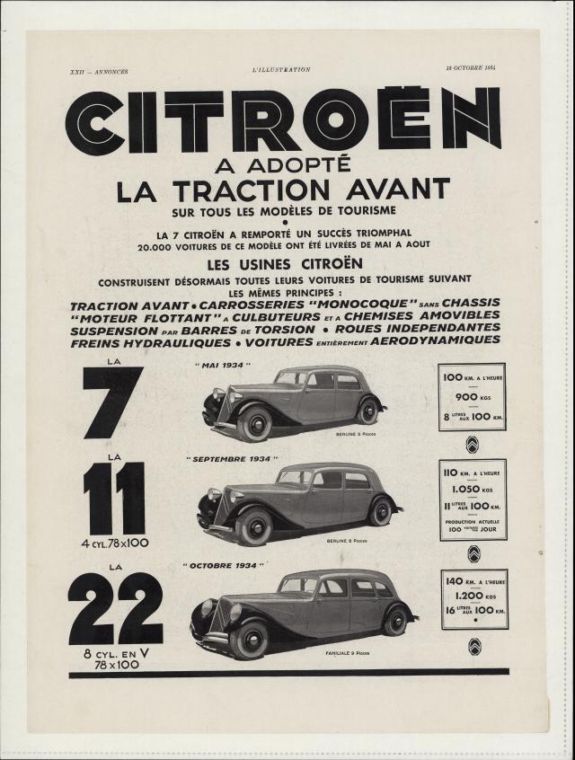 2024 Citroën, l'iconique Traction Avant fête ses 90 ans Affich25