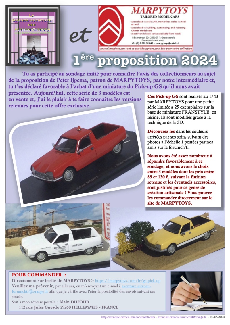 Citroën Pick-up GS : 1ère proposition 2024 du Forumchti Bon_de38