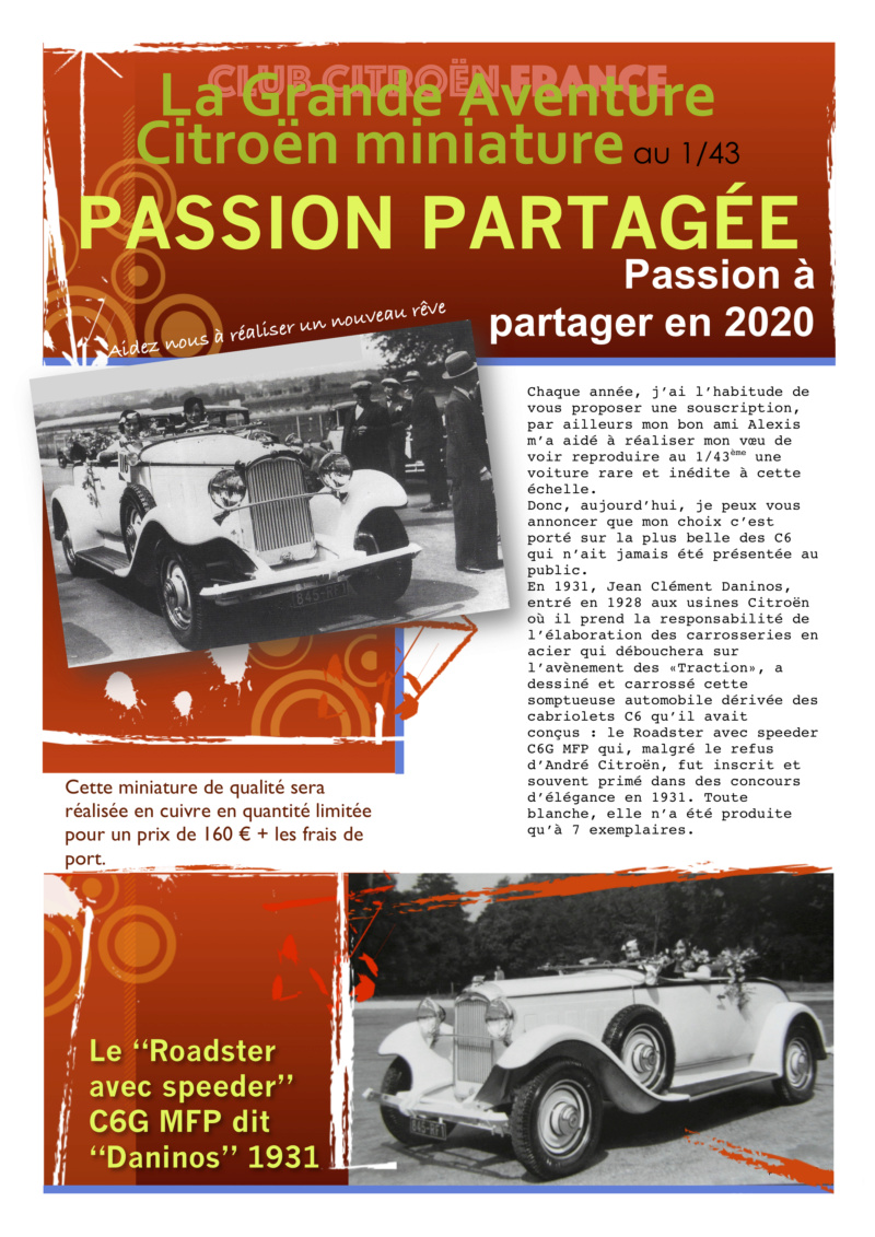 Citroën Roadster C6G MFP "Daninos" 1931 : 7ème Souscription du Forumchti 2020 - 2021 - Page 2 C6_dan10