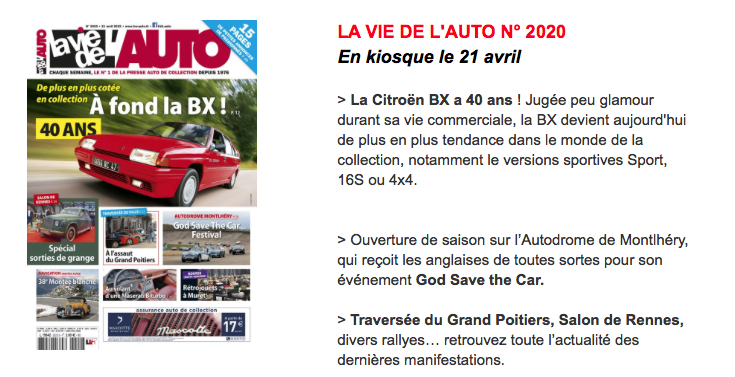 LA VIE DE L'AUTO N° 2020 Captu321