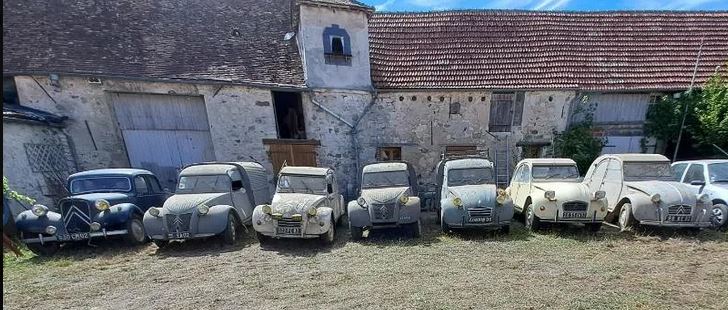 Une collection de Citroën sorties de grange aux enchères en Corrèze Citro269