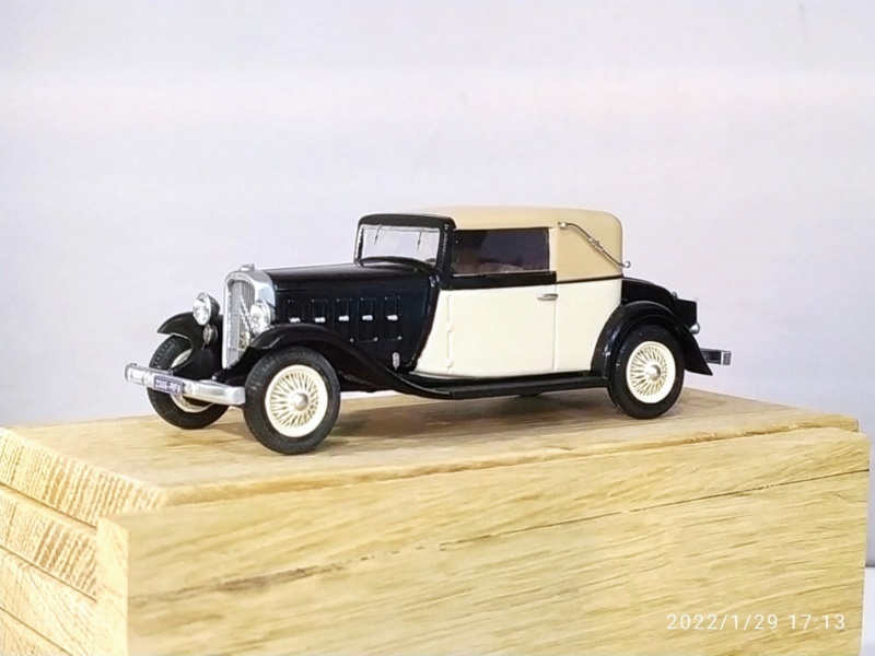 Citroën "Rosalie" 15A coach décapotable SICAL 1933 : 8ème Souscription du Forumchti 2021 - Page 4 Img-2096